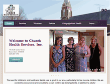 Tablet Screenshot of churchclinic.org